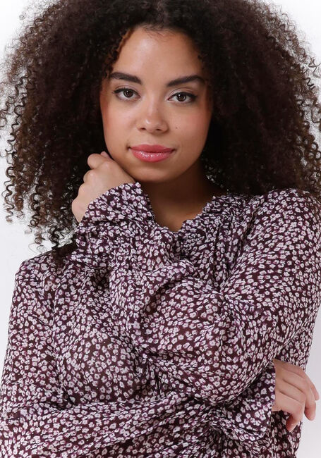 Paarse CATWALK JUNKIE Blouses BL DAWN FLOWERS - large