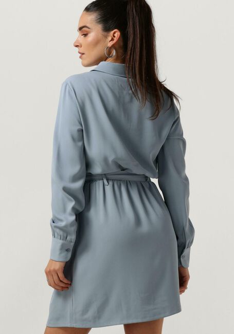 Lichtblauwe ANOTHER LABEL Mini jurk MELIA DRESS L/S - large