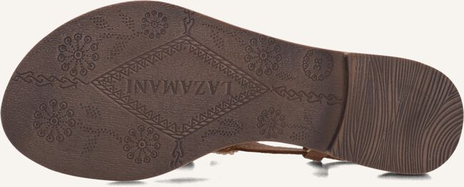 Bruine LAZAMANI Platte sandalen 75.017 Bruine LAZAMANI Platte sandalen 75.017 - large