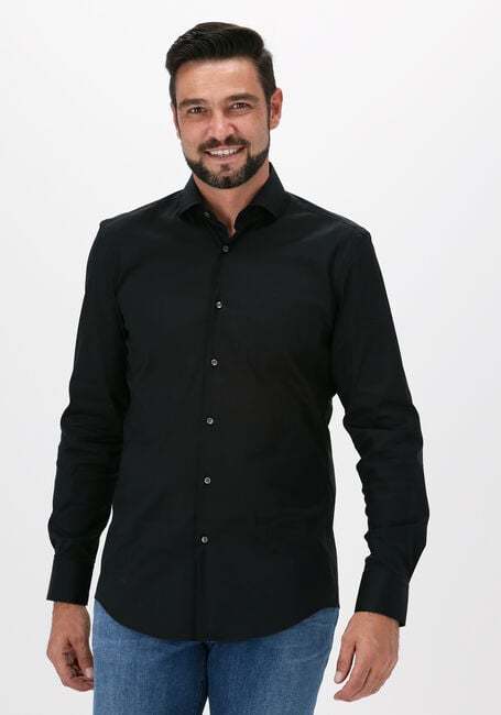Zwarte BOSS Klassiek overhemd P-HANK-SPREAD-214 10151300 01 - large