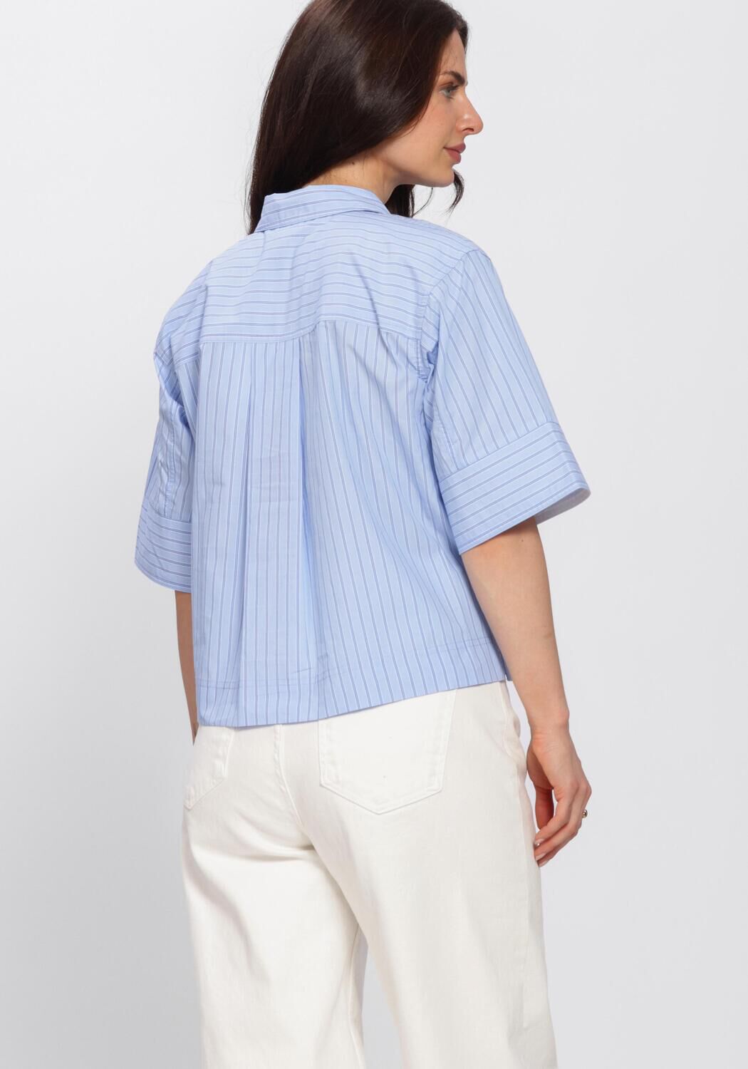 Blauwe ROUGE EDIT Blouses ROUPAIGE 2/4 SHIRT / PF - large