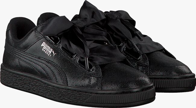 Zwarte PUMA Sneakers BASKET HEART NS DAMES - large