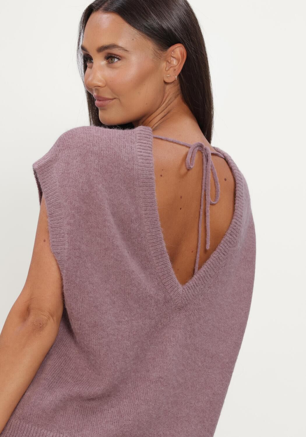 Paarse DANTE6 Tops & T-shirts ENOHA OPEN BACK SWEATER - large