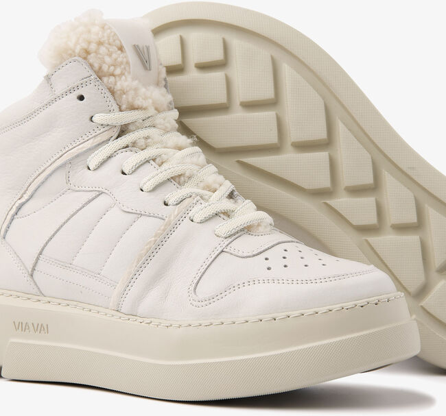 Beige VIA VAI Hoge sneaker BLUE MATT - large