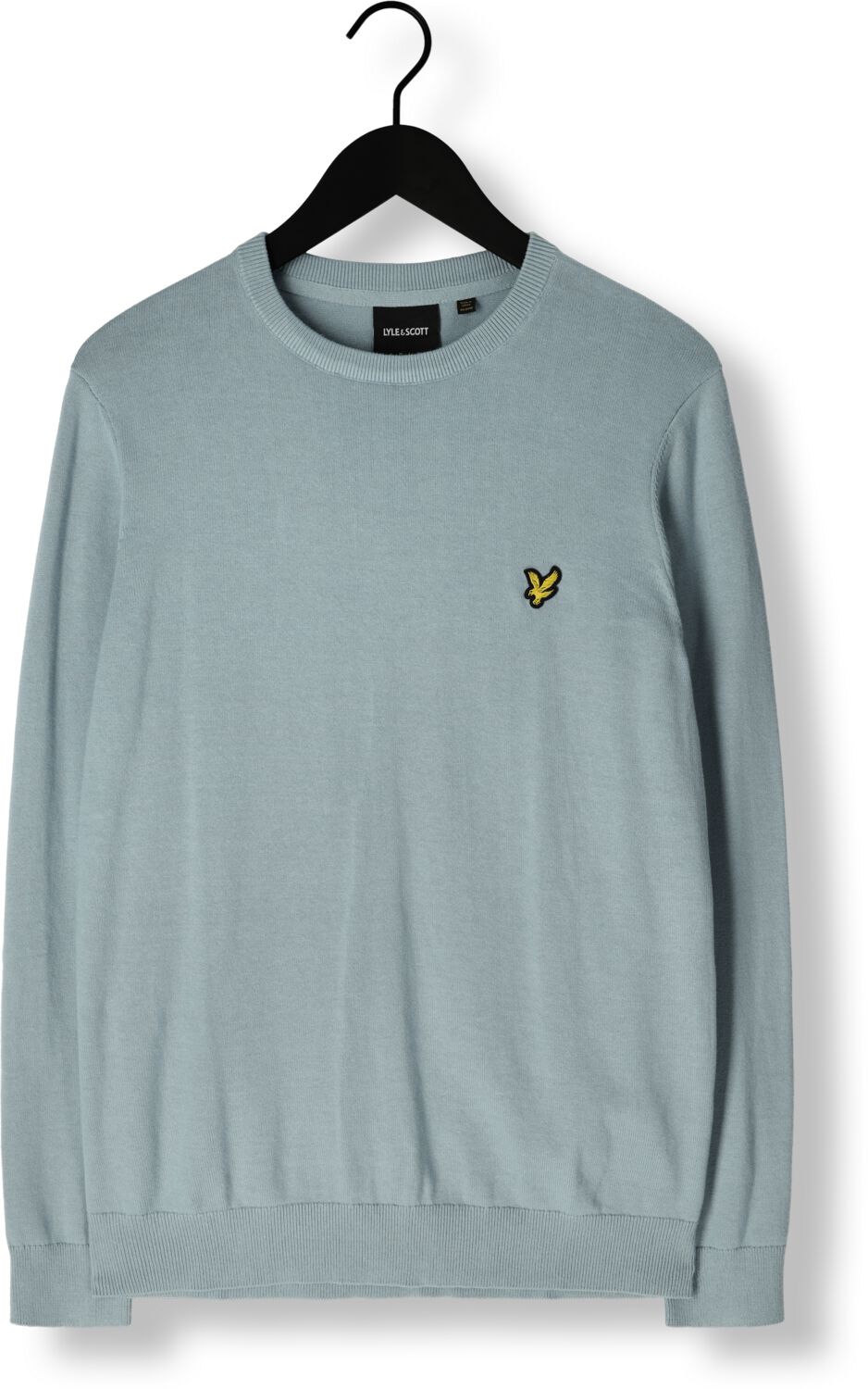 LYLE & SCOTT Heren Polo's & T-shirts Cotton Crew Neck Jumper Blauw