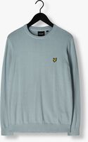 Blauwe LYLE & SCOTT T-shirt COTTON CREW NECK JUMPER