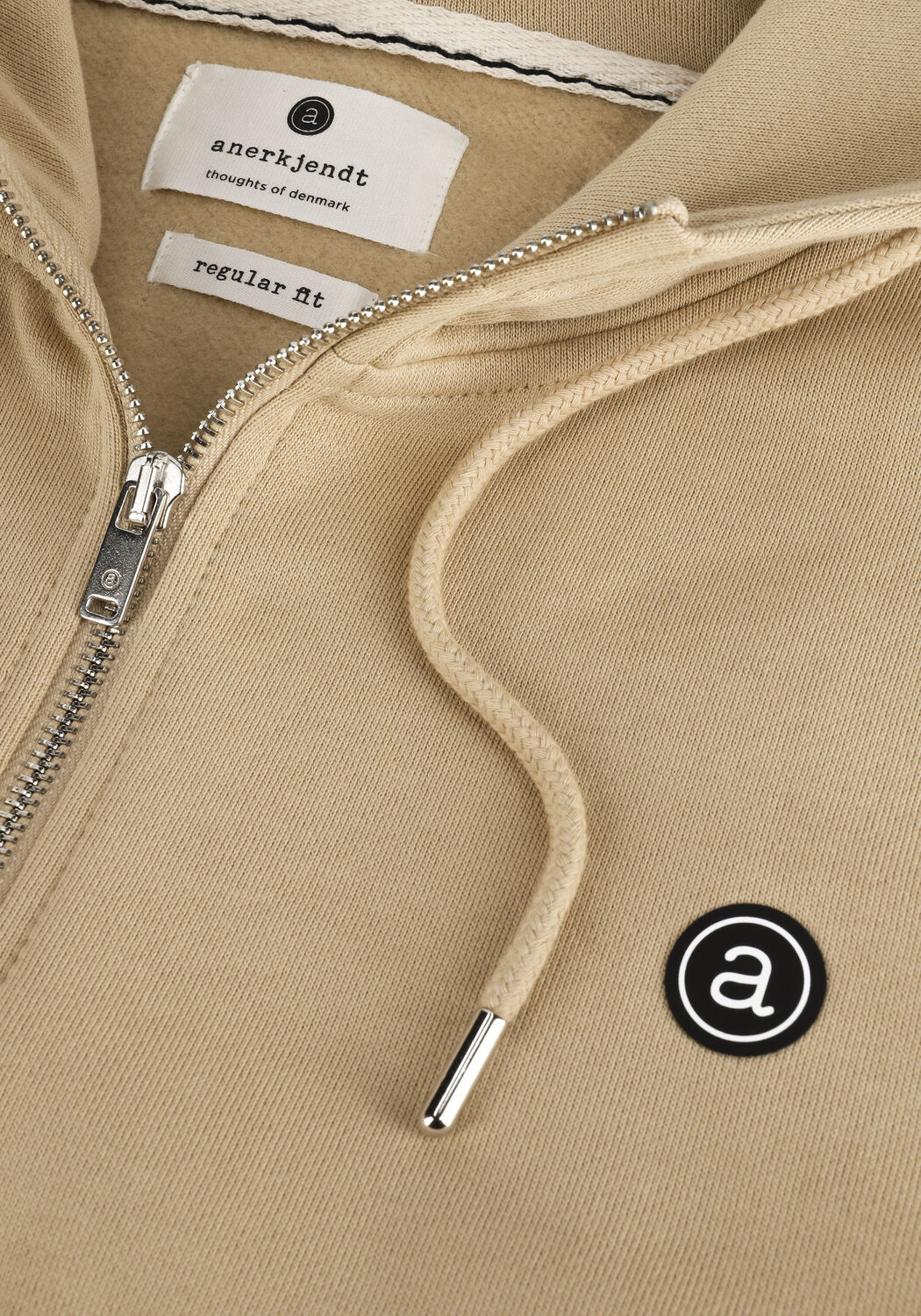 Bruine ANERKJENDT Vest AKELLIOT NOOS ZIP HOODIE - large