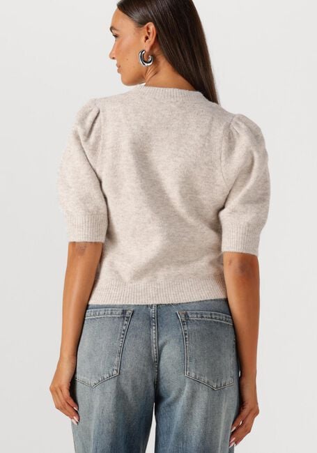 Ecru NEO NOIR Vest TRUDY KNIT CARDIGAN - large