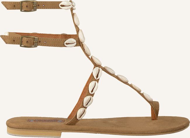 Beige HOT LAVA Platte sandalen DOUBLE SHELL Beige HOT LAVA Platte sandalen DOUBLE SHELL - large