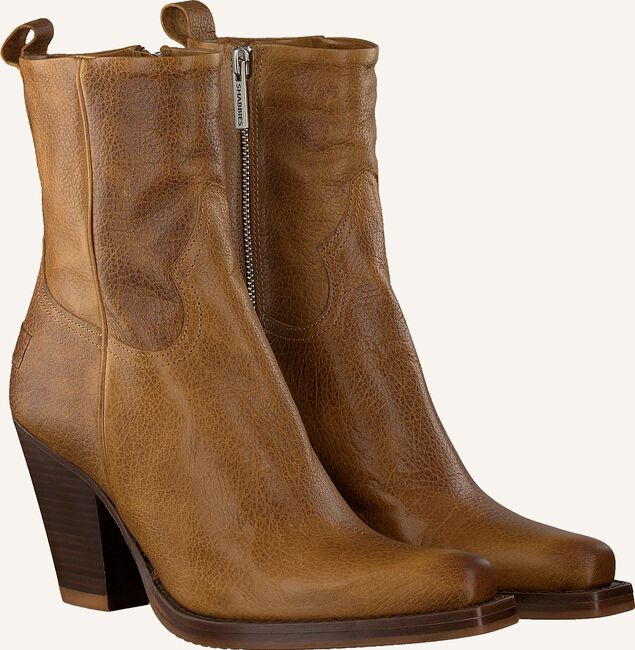 Cognac SHABBIES Enkellaarsjes 193020109 Cognac SHABBIES Enkellaarsjes 193020109 - large