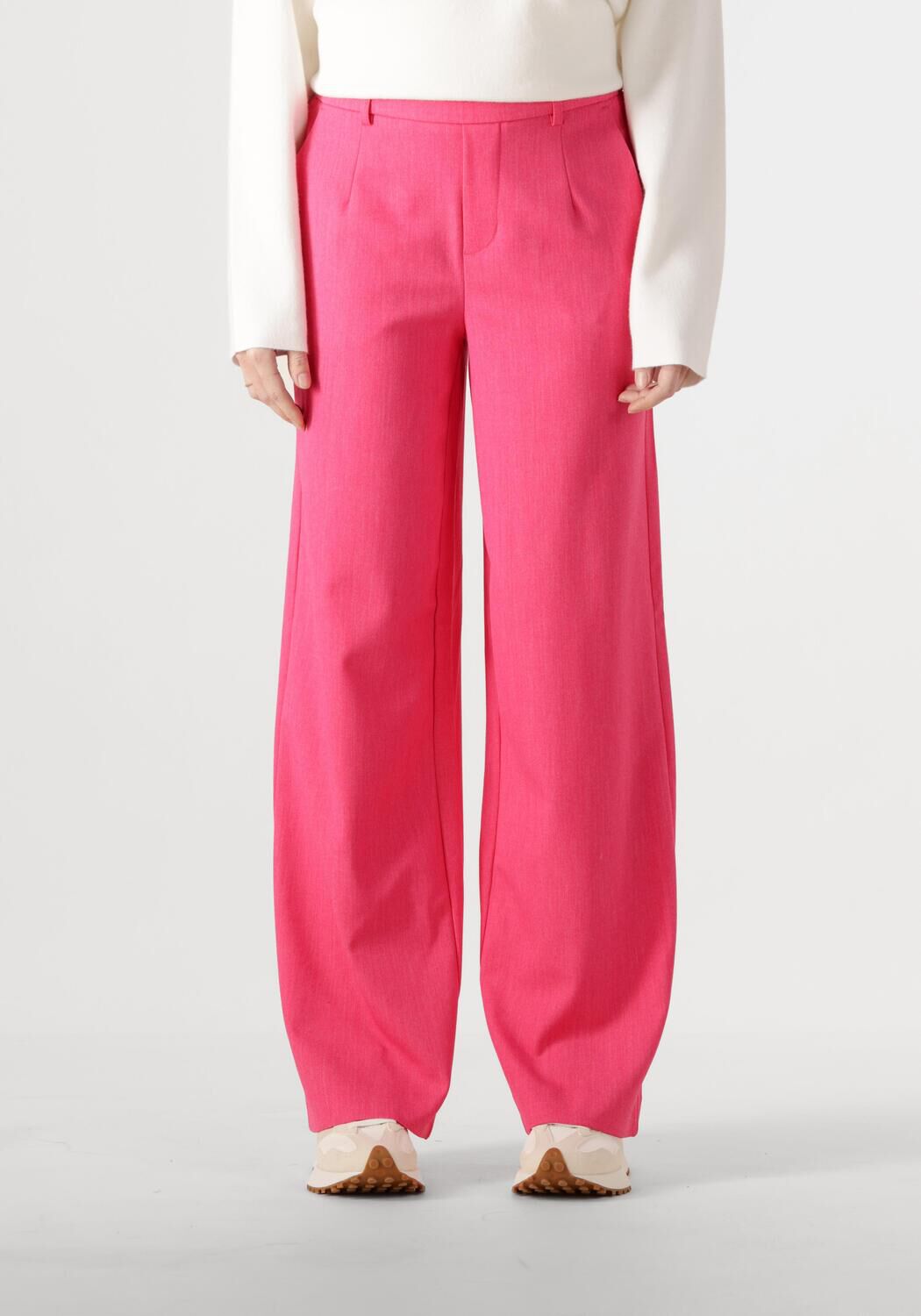 OBJECT Dames Broeken Obj Lisa Wide Pant Roze