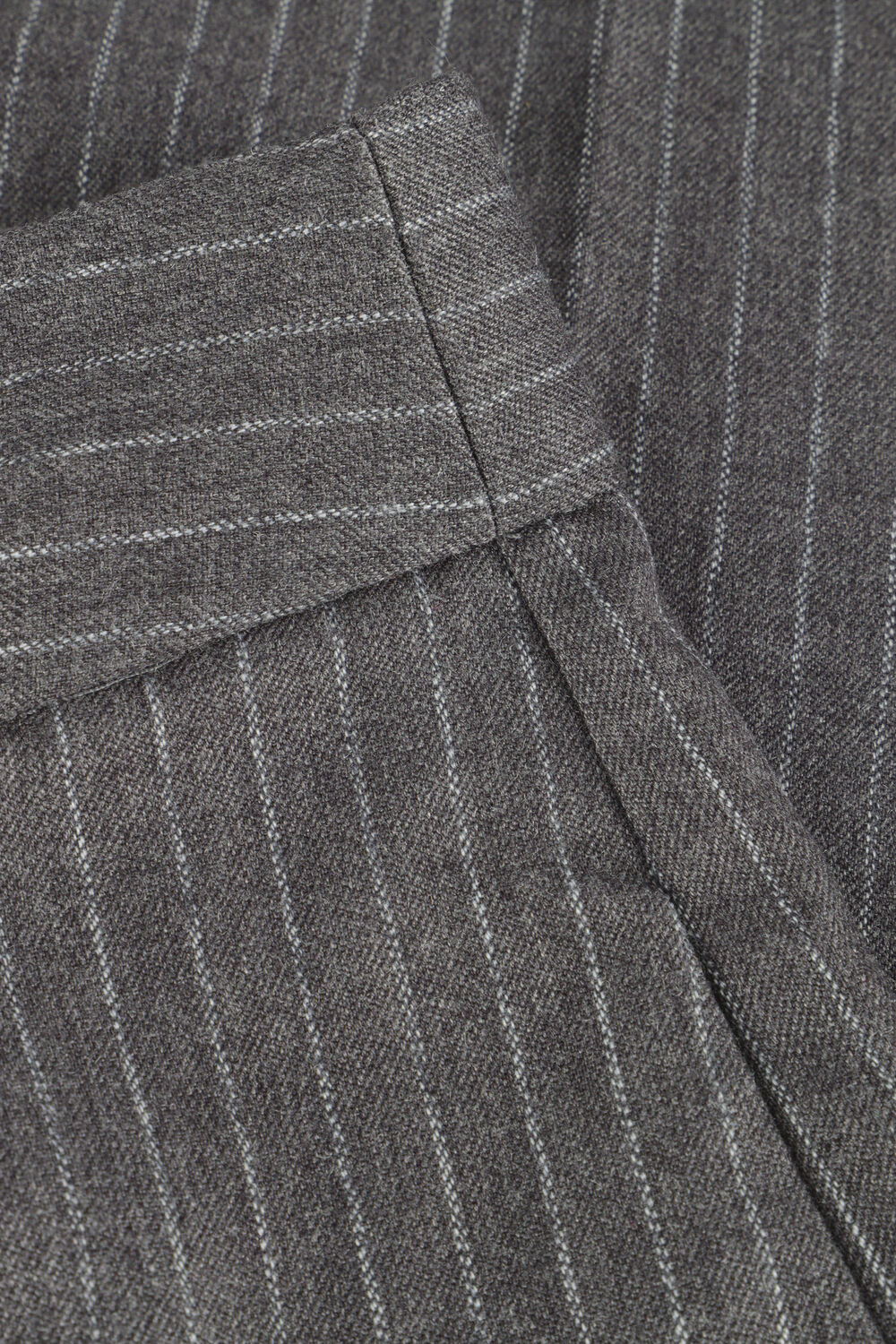 Donkergrijze CO'COUTURE Pantalon IDACC PIN WIDE LONG PANT - large