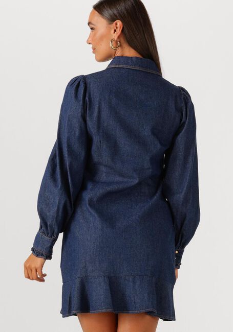 Donkerblauwe NEO NOIR Mini jurk NIKKO DENIM DRESS - large