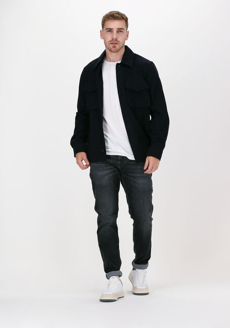 Blauwe SCOTCH & SODA Overshirt 163240 - RELAXED OVERSHIRT CON - large