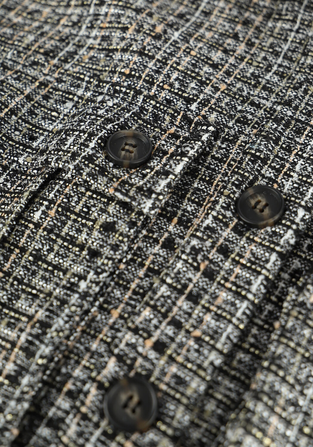 Zwarte CO'COUTURE Jack IVALO BOUCLE JACKET - large