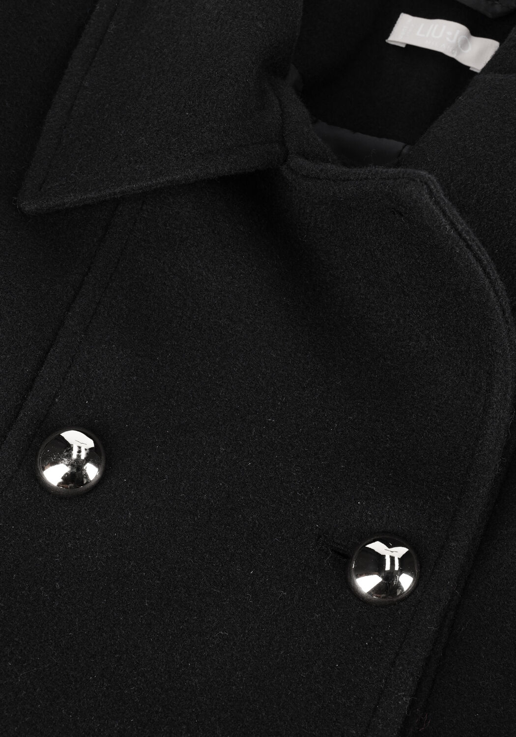 Zwarte LIU JO Mantel GIACCONE CABAN JASMINUM - large