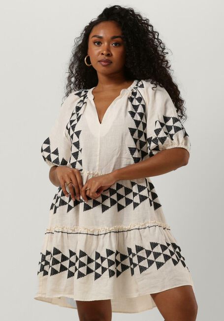 Ecru GREEK ARCHAIC KORI Mini jurk 230343 - large