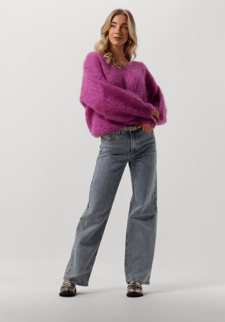 Paarse AMERICAN DREAMS Trui MILANA LS MOHAIR KNIT - large