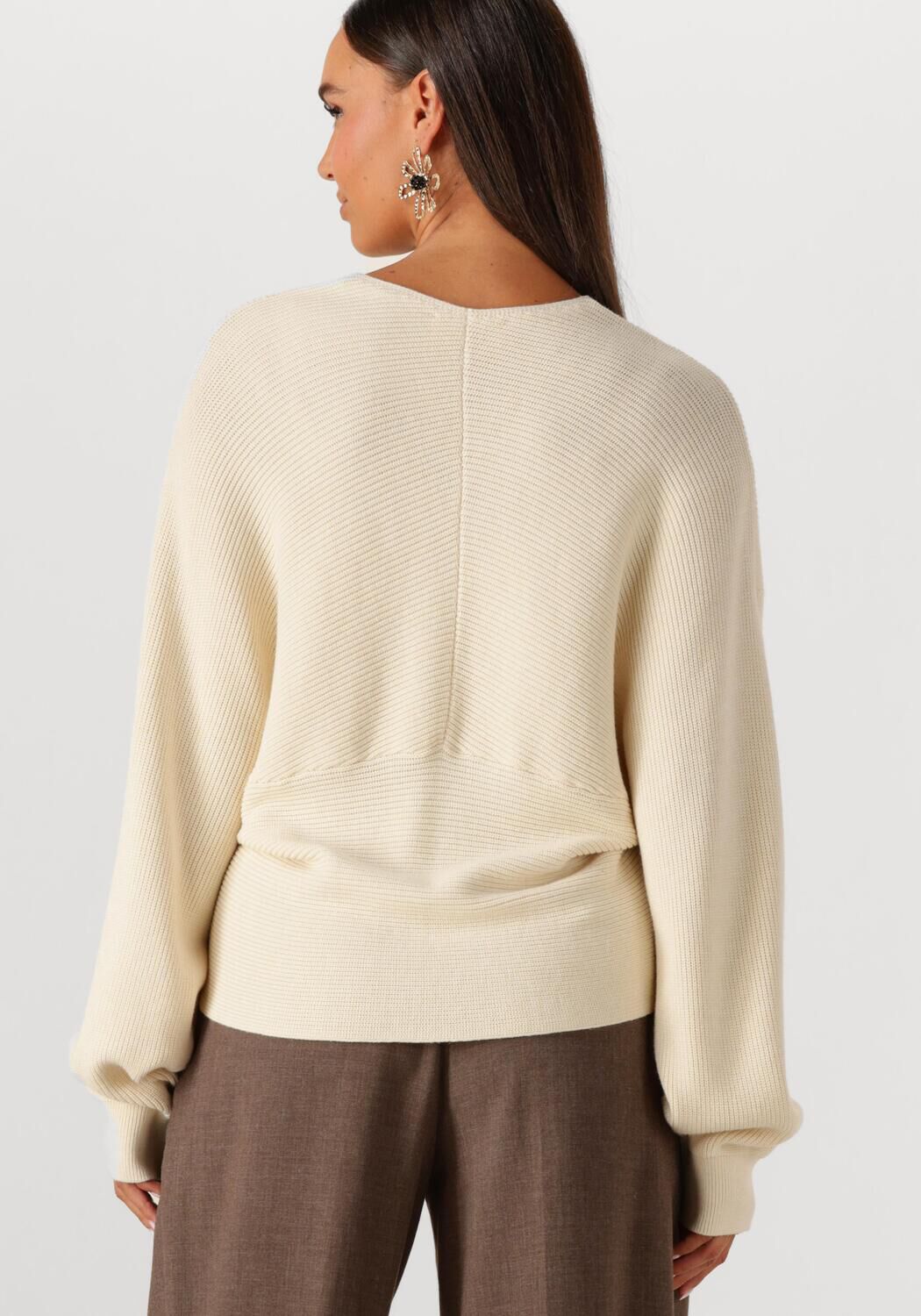 MSCH COPENHAGEN Dames Tops & T-shirts Mschzinelle Rachelle Wrap Pullover Ecru