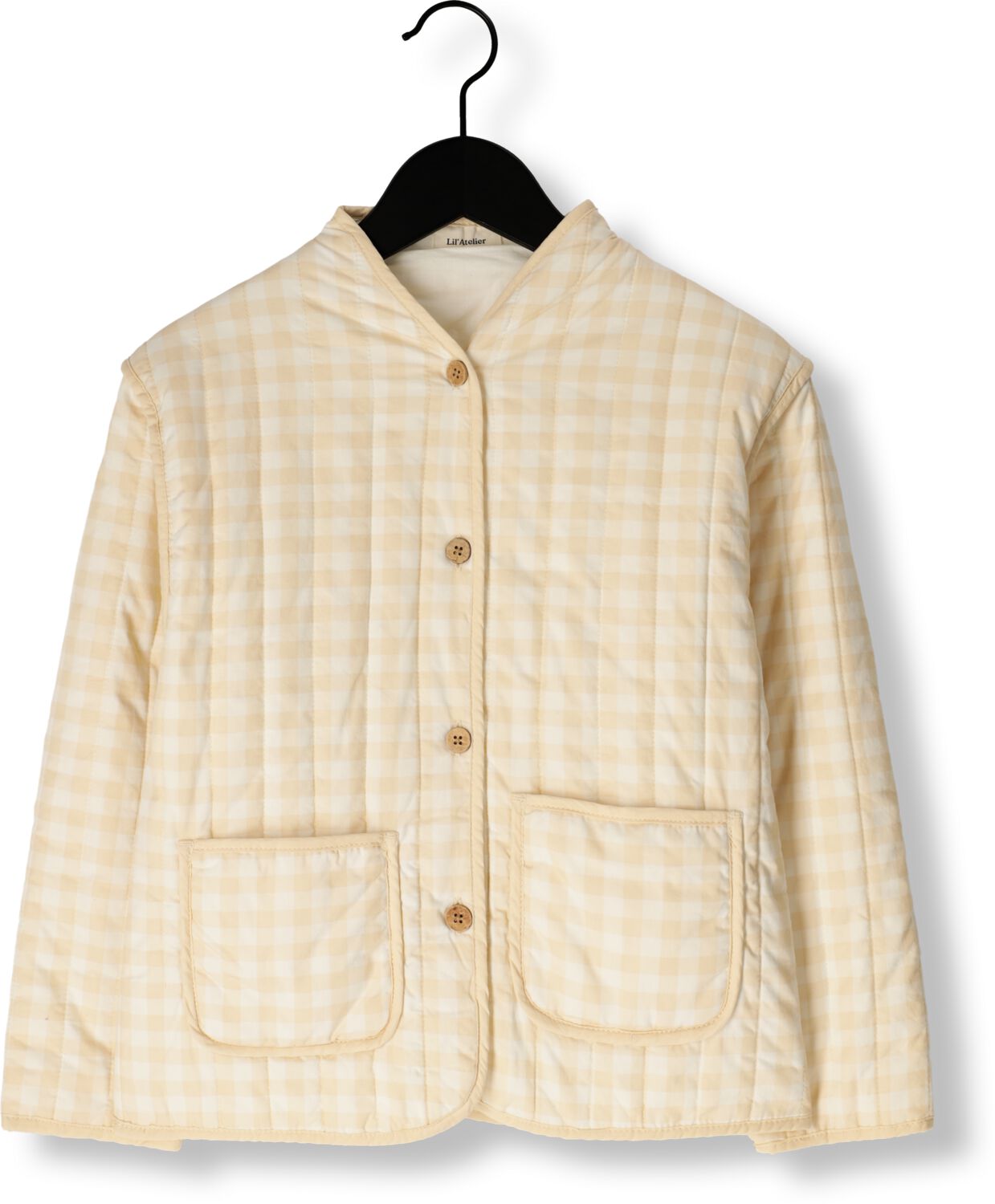 LIL' ATELIER Meisjes Jassen Nmflarose Ls Quilt Jacket Lil Beige
