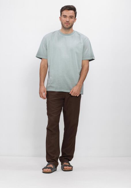 Lichtblauwe ANERKJENDT T-shirt AKVILLADS WASHED TEE - large