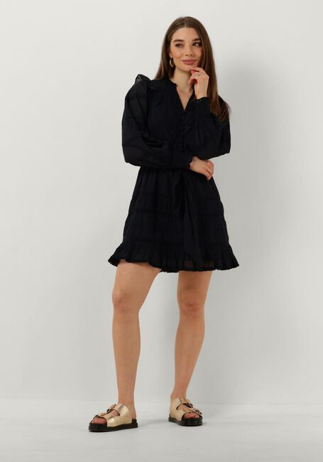 Donkerblauwe NEO NOIR Mini jurk SALLI S VOILE DRESS - large