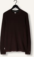 Bruine CAST IRON Trui MOCK NECK COTTON MODAL Bruine CAST IRON Trui MOCK NECK COTTON MODAL - medium