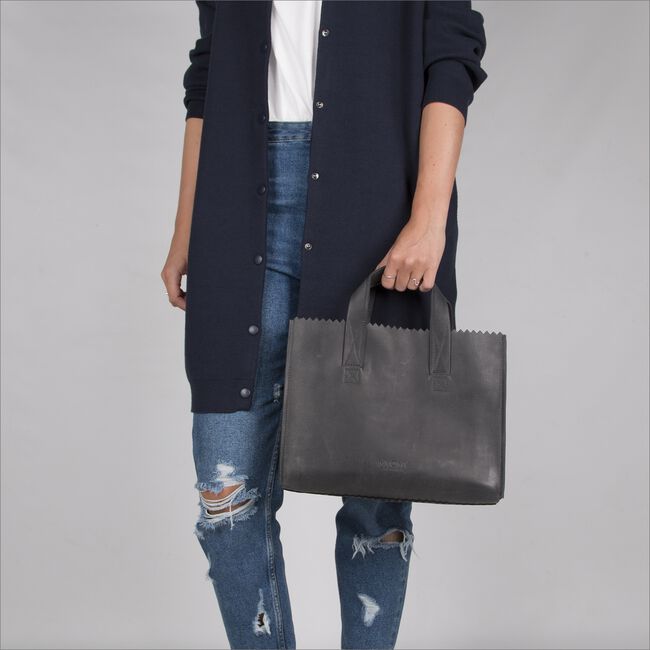 Zwarte MYOMY Handtas MY PAPER BAG HANDBAG CROSSBODY Zwarte MYOMY Handtas MY PAPER BAG HANDBAG CROSSBODY - large