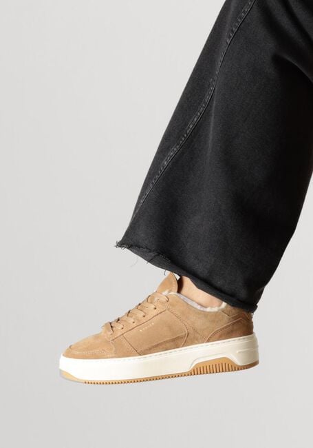 Cognac NUBIKK Lage sneakers BASKET TEDDY - large