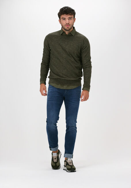 Groene PME LEGEND Casual overhemd LONG SLEEVE SHIRT POPLIN STRET - large