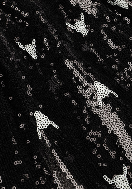 Zwarte ALIX MINI Minirok SEQUINS BULL SKIRT - large