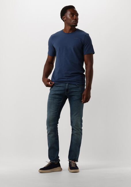 Donkerblauwe G-STAR RAW T-shirt SLIM BASE R T S/S - large