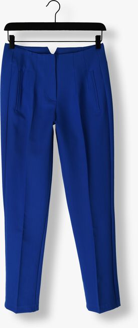 Blauwe JANSEN AMSTERDAM Pantalon WQ440 WOVEN HIGH WAISTED ANKLE PANTS - large