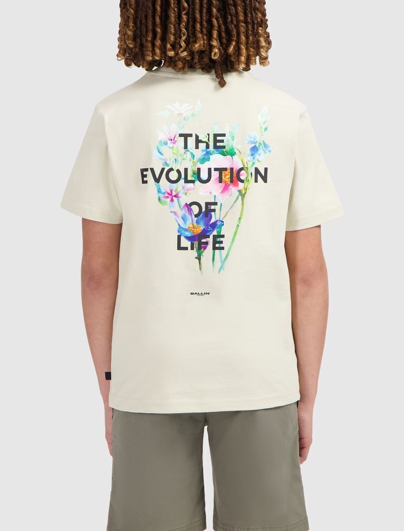 BALLIN Jongens Polo's & T-shirts 017109 Beige