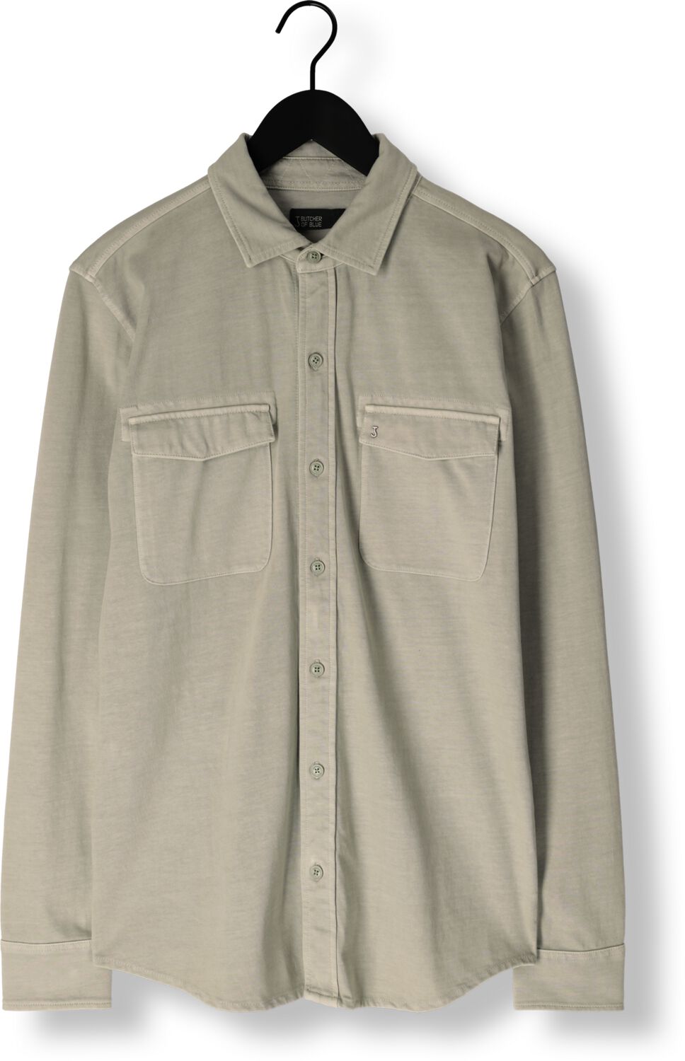 BUTCHER OF BLUE Heren Overshirts Finn Pocket Jersey Overshirt Groen