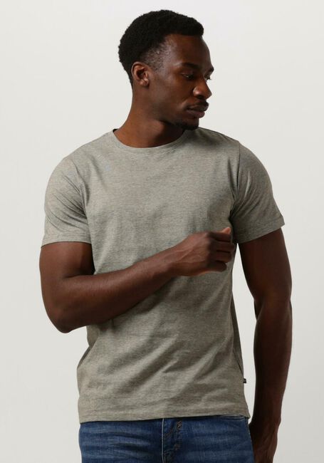 Donkergroene MATINIQUE T-shirt JERMANE MINI STRIPE - large