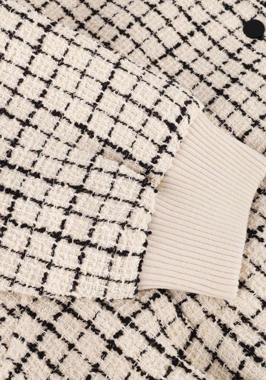 Ecru WITHBLACK Jack WBLMAIA BOUCLE JACKET - large