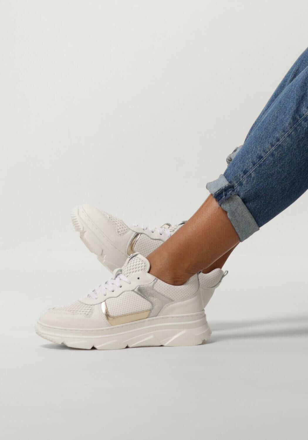 Witte RED-RAG Lage sneakers 71564 - large