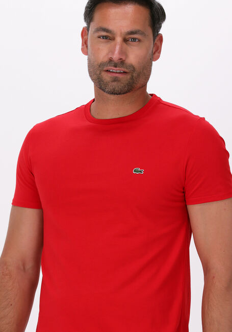 Rode LACOSTE T-shirt 1HT1 MENS TEE-SHIRT 12 - large