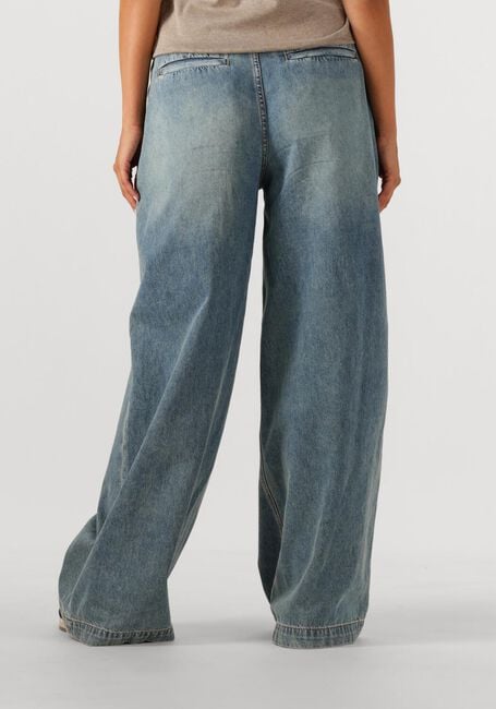 Donkerblauwe SUMMUM Wide jeans WIDE LEG JEANS VINTAGE COTON TWILL - large