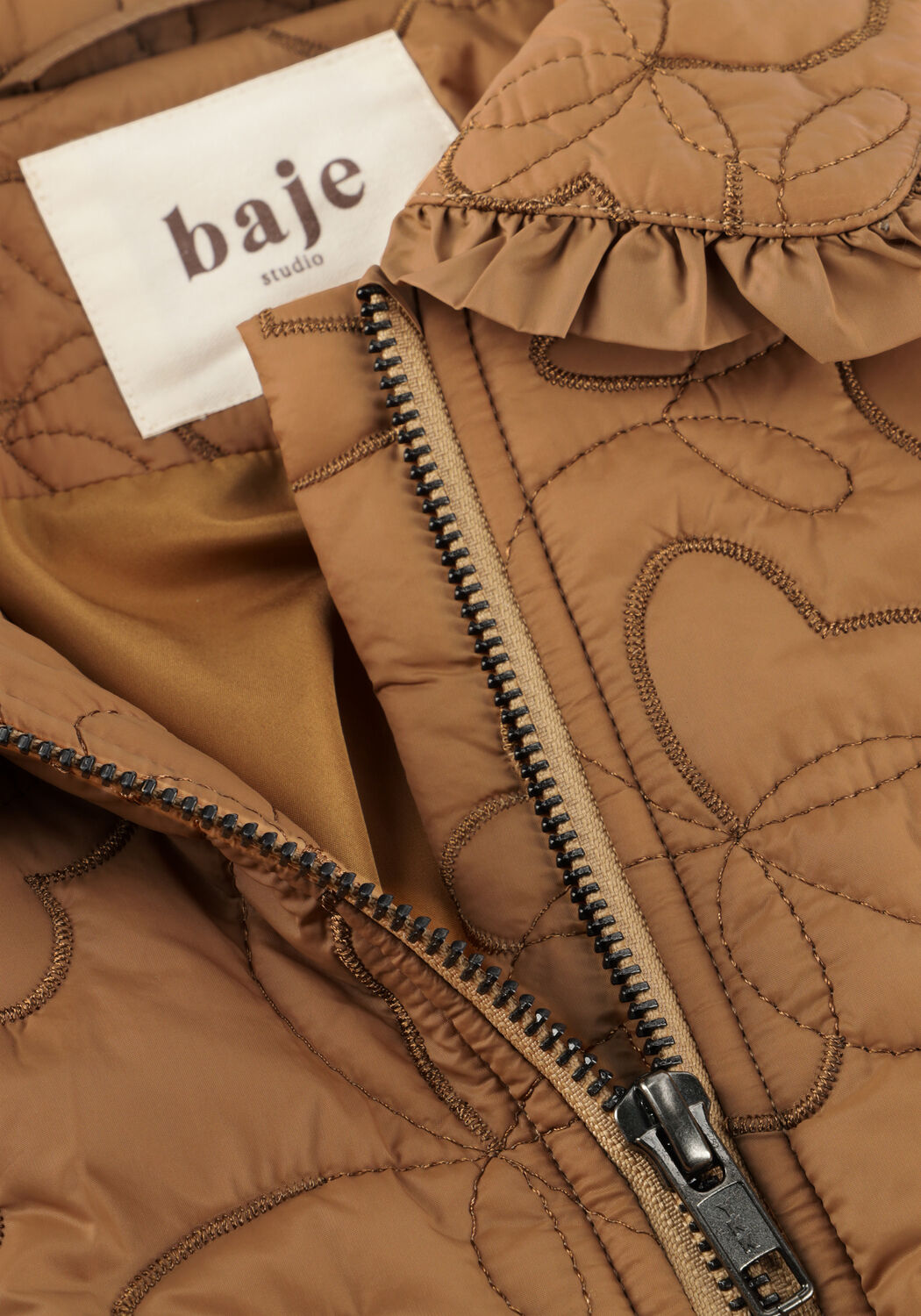 Camel BAJE STUDIO Gewatteerde jas AYORA - large