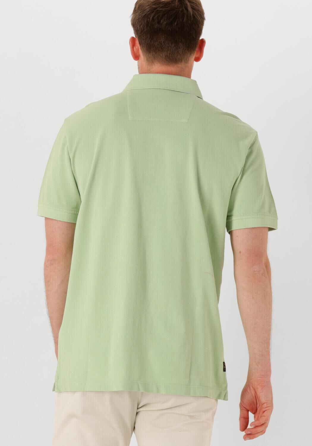 PME LEGEND Heren Polo's & T-shirts Pique Garment Dye Groen