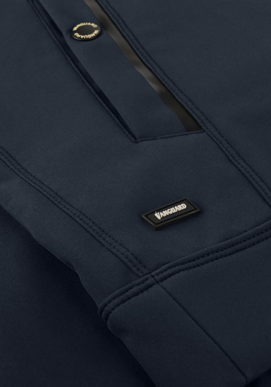 Donkerblauwe VANGUARD Jack SHORT JACKET SUMMER SOFT-SHELL CHAINBRAKE - large