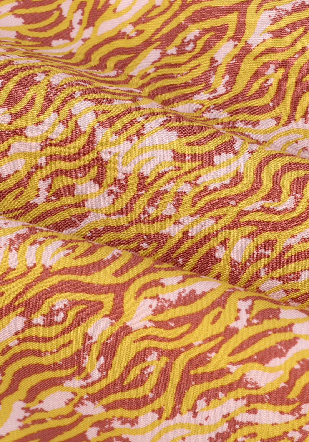 Oranje SCOTCH & SODA Wijde broek HIGH-RISE WIDE-LEG DRAPEY PYJAMA PANTS - large