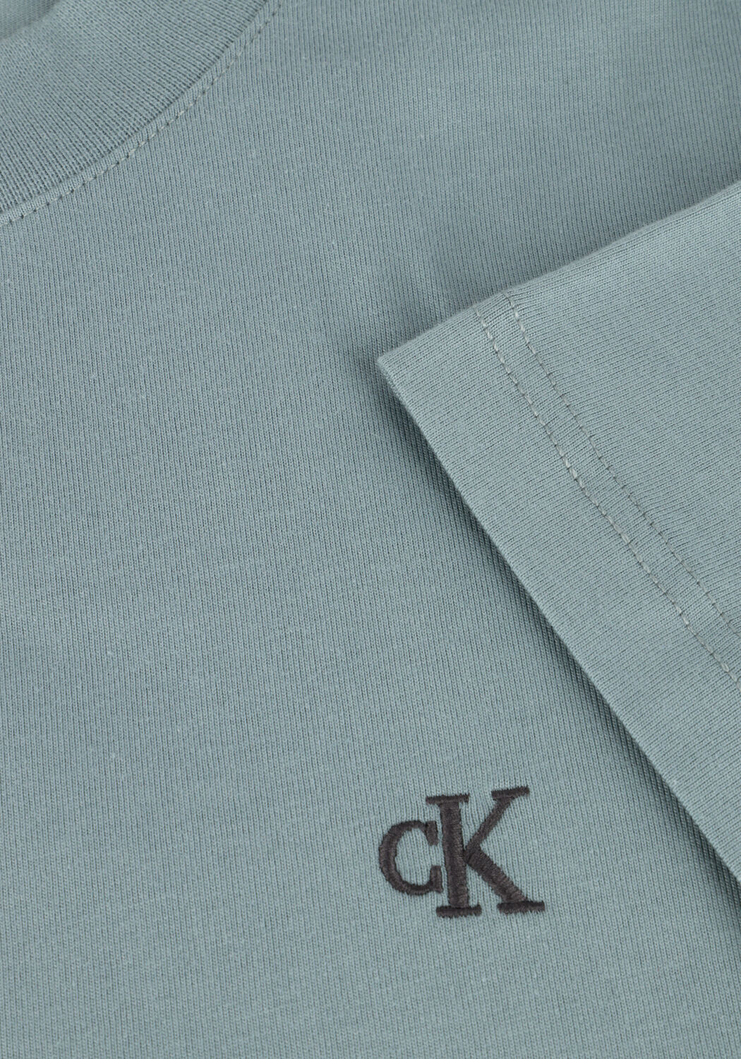 Grijze CALVIN KLEIN T-shirt HEAVY RELAXED TEE - large