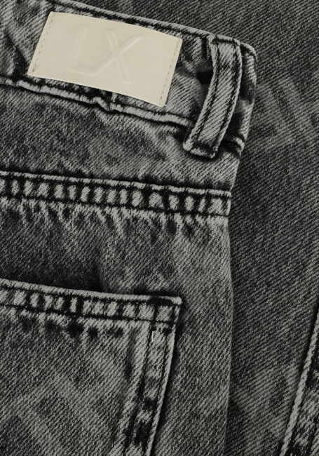 Donkergrijze ALIX THE LABEL Mom jeans LADIES WOWVEN DENIM TEXT MOM JEANS - large