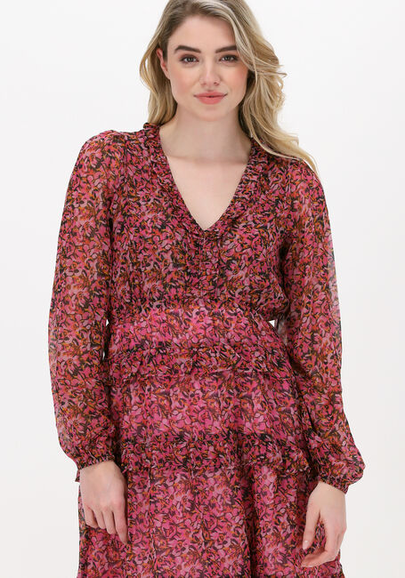 Roze NEO NOIR Mini jurk VIDDI DARK BLOSSOM DRESS - large