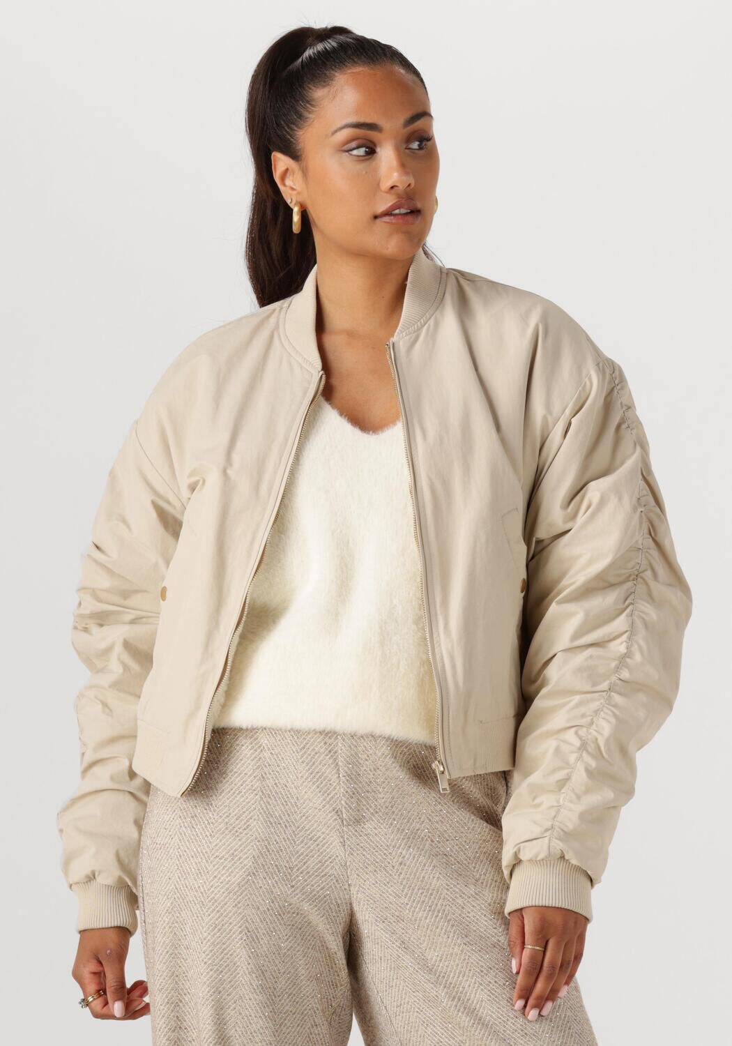 NUKUS Dames Jassen Celeste Jacket Beige