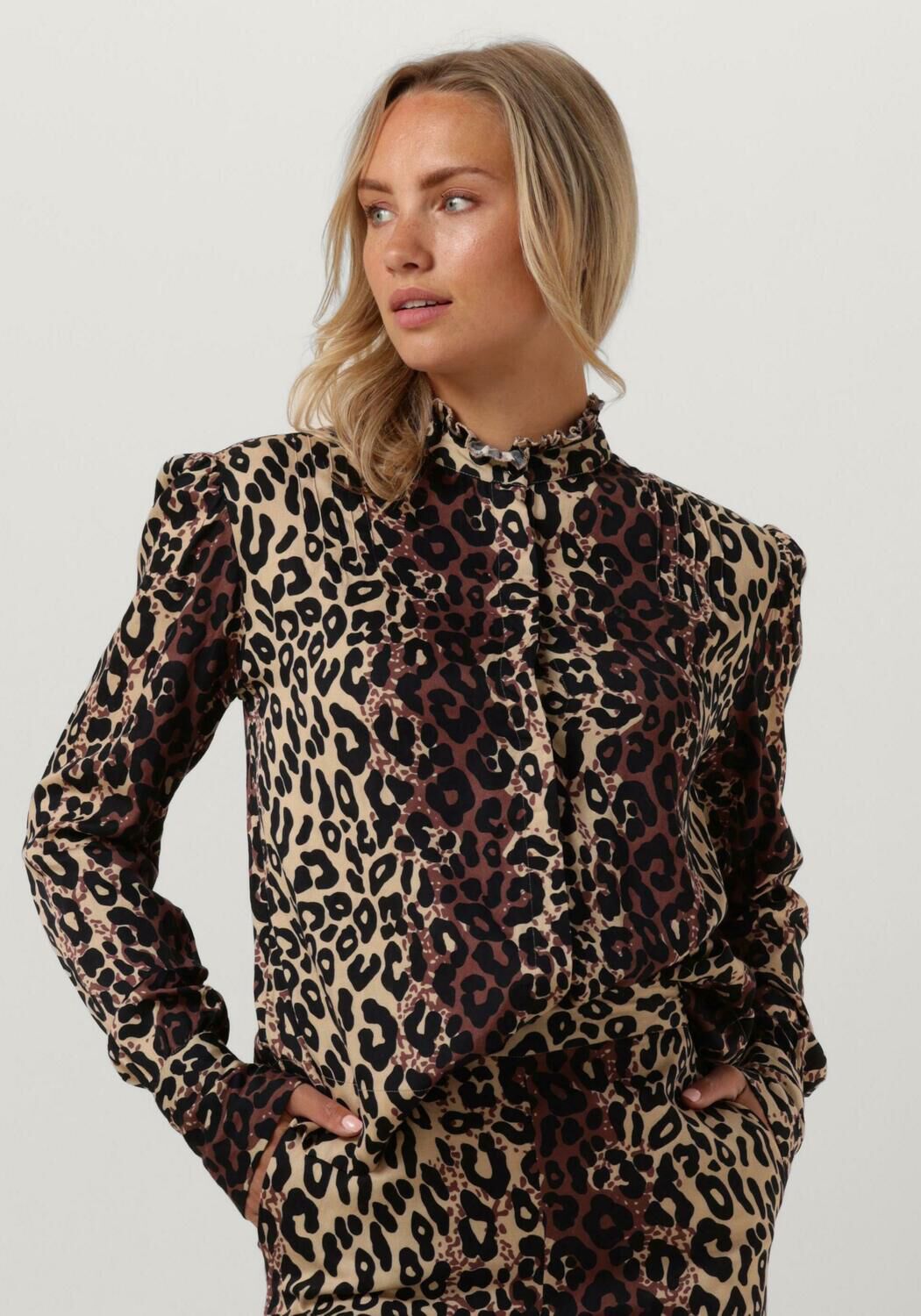 ROUGH STUDIOS Dames Blouses Sarah Blouse Leopard
