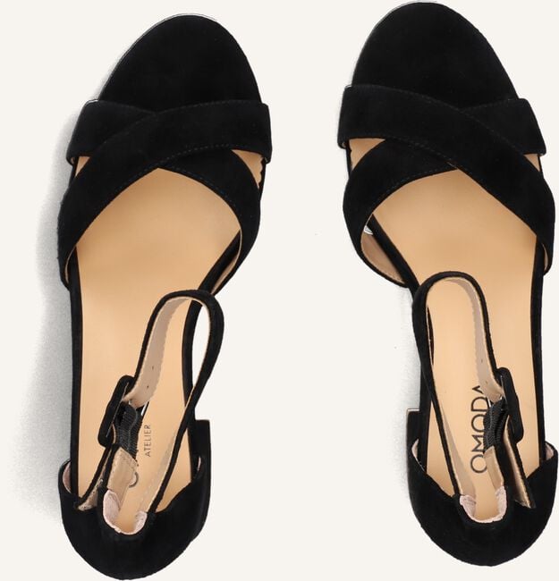 Zwarte OMODA Sandalen met hak IDA03 Zwarte OMODA Sandalen met hak IDA03 - large
